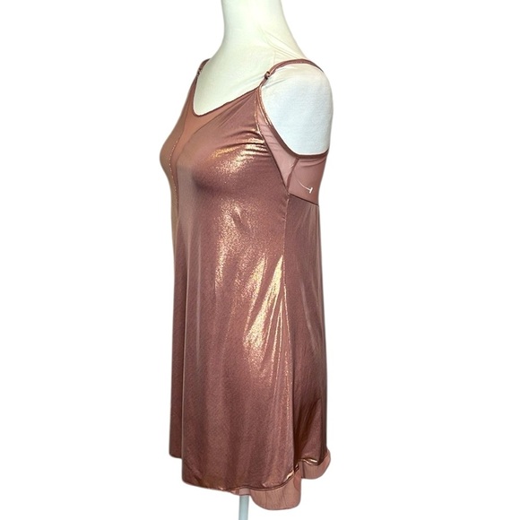VS Shimmering Rose Gold Slip Gown - Picture 3 of 6